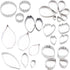 Yawsoy 26Pcs Stainless Steel Gum Paste Flower and Leaf Cutter Set – Fondant Flower Cookie Cutter Sugarcraft Flower
