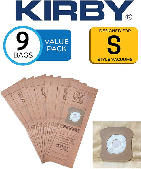 Kirby Vac Bags (9 Count) for Models G4, G5, and Gsix