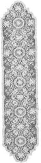 Heritage Lace Medallion Runner, 14-Inch by 72-Inch, Blue Haze