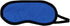 Cloudz Memory Foam Neck Pillow with Sleep Mask, Sporty Blue/Black Plush