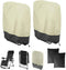 2Pcs Zero Gravity Chair Cover, Waterproof Outdoor Folding Chair Covers, Dustproof Lawn