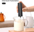 Powerful Electric Milk Frother, Battery Operated Drink Blender, Foam Maker Mixer, Milk Frother Handled for for Coffee, Cappuccino, Latte, Matcha, Protein Powder (Black) by ELMWAY