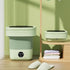 11L Portable Washing Machine with Foldable Design, 3 Cleaning Modes for Baby Clothes, Underwear, and Small Items (Blue)