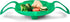 Cuisipro Silicone Vegetable Steamer, 16 x 9 x 3in, Green