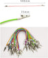 5 Angzhili Pcs Dental Bib Clips,Silicone Napkin Clip Bib Holders with Colorful Silicone Lanyard and Stainless Steel