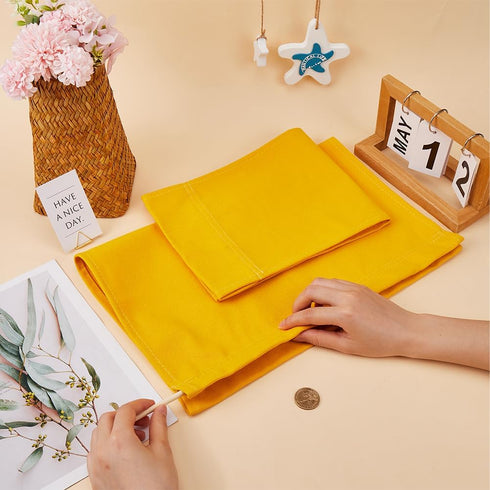 21~16x8~21" GORGECRAFT Director Chair Canvas Replacement Gold Movie Chair Covers Kit Polyester Cloth Seat and Back