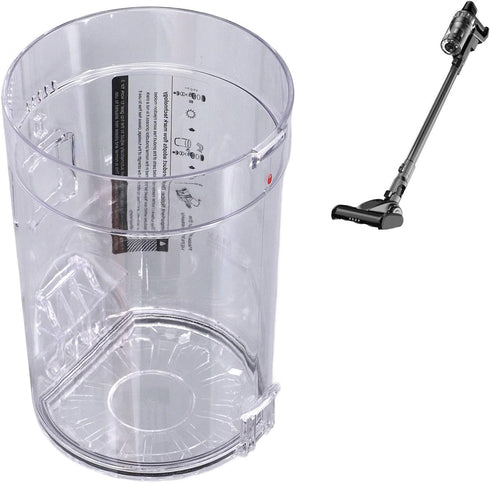 Aramox ABS Handheld Dust Bucket, Large Capacity for Proscenic P10 P11 P10PRO Vacuum Cleaner, Easy Installation