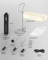 3 3 AMOSA Milk Frother Handheld with Stand, Rechargeable Frother with Speeds & Heads, Travel Frother with Case, Coffee