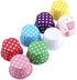 Fdit 100pcs Paper Cake Cupcake Liner Case Wrapper Muffin Baking Cup for Party Wedding Xmas - 7 Colors (White)