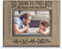 BELLA BUSTA- Engraved Leather Picture Frame, So There is This Boy He Kinda Stole my Heart, Father's Day Gift (5 x 7