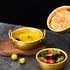 Yardwe Korea Ramen Pot, Fast Noodles Cooking Pot, Aluminum Ramyun Pot with Handles, for Soup, Curry, Pasta