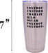 Rogue River Tactical Funny Military Acronym 20 Oz. Travel Tumbler Mug with Lid, Vacuum Insulated Hot or Cold Gift