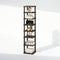 Furinno Turn-N-Tube Corner Shelf, 8-Tier Display Rack, Vertical Corner Storage Rack, Space