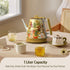 1 34 304 800W Hazel Quinn Retro X Eduardo Recife Collaboration Electric Kettle- Litres / Ounces Retro Small Tea Kettle