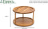 Lipper International 8302 Bamboo Wood 2-Tier Kitchen Turntable; 10"