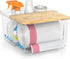 Trash Bag Dispenser Roll Holder - Clear Garbage Bag Holder Dispenser with