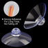 ANCIRS 30 Pack 40mm Suction Cups for Glass Table Tops, Rubber Transparent Anti-Collision Sucker Pad