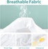 18 Queen Mattress Protector Waterproof- Washable Mattress Cover Queen Size Fitted Bed Pad Noiseless Plastic Protection