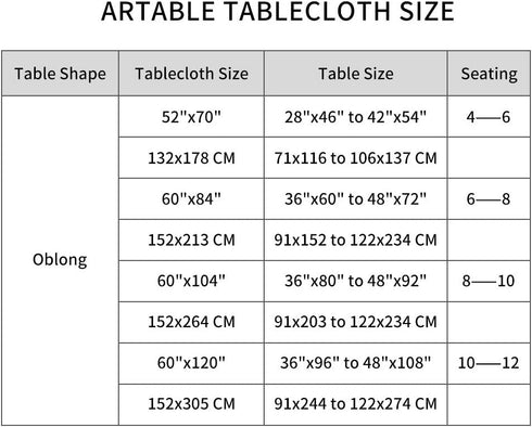 ARTABLE Farmhouse Rectangle Table Runner, Gray, 16 x 120 Inch, Well-Trimmed Edge for Indoor and Outdoor Dining