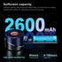 Handheld Portable Turbo Fan, Powerful Personal Fan (7000rpm High-Speed Motor, Battery 3-16 H), USB Rechargeable, Navy