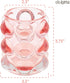 Karma, Lucia Hobnail Votive, Tea Lights Candle Holder, Glass Votive Candle Holders for Table Decorations, Baby Shower