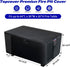 64 30 inch 600D Rectangular Fire Pit Cover, x Waterproof Outdoor Propane Gas Fire Table Covers Patio Deck Box Storage