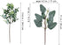Mixed Eucalyptus Leaves Stems Bulk - Artificial Eucalyptus Leaves Sprays for Floral Wreath Garland Decoration