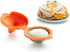 Lekue Poached Egg Maker, Poached Egg Cooker Set of 2, Orange