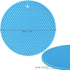 homEdge Silicone Trivets Mat, 6 Packs, Non-Slip Heat Resistant Pot Holder (Assorted Color)