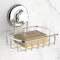 iPEGTOP Super Powerful Vacuum Suction Cup Soap Dish, Rustproof 304 Stainless Steel Sponge Soap Holder for Bathroom,