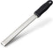 Lemon Zester - Stainless Steel Kitchen Cheese Grater with Plastic Cover and Ergonomic Soft Black Handle