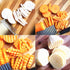 2 PACK French Fry Crinkle Cutter, Wavy Potato Slicer, Vegetable Chopper Knife for Home Kitchen