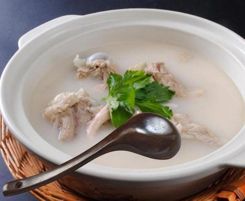 Large Wooden Soup Ladle Spoon with Long Handle, Handmade Teak Wood Serving Spoon, Big Porridge Soup Scoop for Kitchen