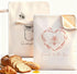 WiNDANCE Wide Zipper Access Beeswax Bread Bags for Homemade Bread - 2 Packs