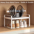 1-Tier (H:10"), 14.9"-23.6", Closet, Pack Expandable Metal Shoe Rack Adjustable Width Heavy-Duty Free-Standing Shoe