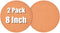 2-Pack 8" Round Cork Coasters, Absorbent Plant Saucers & Trivets for Hot Pots, DIY Craft Board