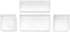 Whitmor Set of 4 Drawer Organizers, White