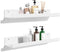 upsimples 2 Pack Acrylic Shelves, 15" Floating Bookshelves for Wall Storage, Display Shelf Organizer for Kids,