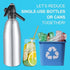 CO2 ALIMOTA Soda Streaming Machine - Carbonated Water Machine with Tanks, Sparkling Water Maker, Soda Water