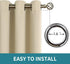 BGment Sliding Door Curtains for Patio 84 Inch Long, Room Darkening Blackout Curtains, Extra Wide Thermal Insulated