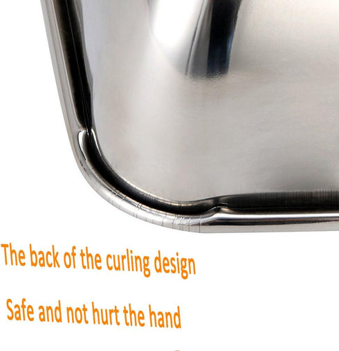 Heavy Duty Stainless Steel Baking Pans, Sheet Pan, Cookie Sheet, Hotel Pan, Dishwasher Safe by Meleg Otthon