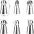 Hofumix Russian Piping Tips Cake Decorating Kit, 6pcs Buttercream DIY Baking Tools