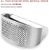 Garlic Press Rocker - Stainless Steel Garlic Crusher, Bottle Opener, Chopper, Squeezer, Slicer