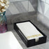 Acrylic Napkin Holder for Bathroom, Guest Towel Holder Tray, Bathroom Disposal Paper Hand Face Towels Holder (Black)