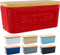 PriorityChef Large Butter Dish with Lid - Ceramic Butter Container with Airtight Cover, Butter Keeper for Counter or