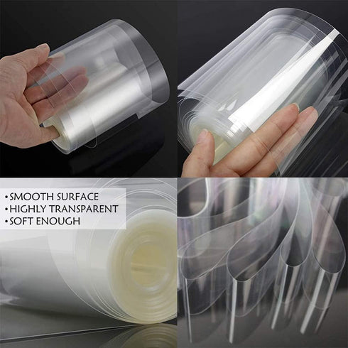 Gutsdoor Cake Collars, 3.1 x 394inch Acetate Rolls, Clear Cake Mousse Strips for Cake Decorating