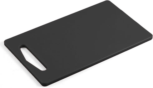Linden Sweden Anita Cutting Board with Handle - Safe for Meat and Produce, Won't Dull Knives - Slim, Lightweight Design for Easy Storage - Durable, Dishwasher-Safe, Sm, Black, Small - 9, 25” x 6” by LINDEN SWEDEN