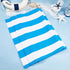 44.49x17 1.5mm GORGECRAFT Beach Sling Chair Replacement Canvas Thick Blue and White Stripes Patio Sling Chairs Cloth