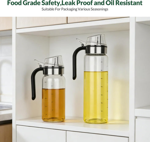 500ml, Spout(500ml 2pcs) hotder Oil Bottles, Olive Oil Dispenser, Oil Dispenser Bottles, Oil Dispenser, Oil Dispenser