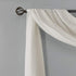 Madison Park Harper Sheer Curtain for Living Room, Lightweight Window Treatment 42" x 144", White
